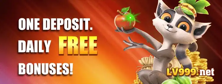 LV999 games promotion banner featuring exciting slot bonuses and special gaming rewards